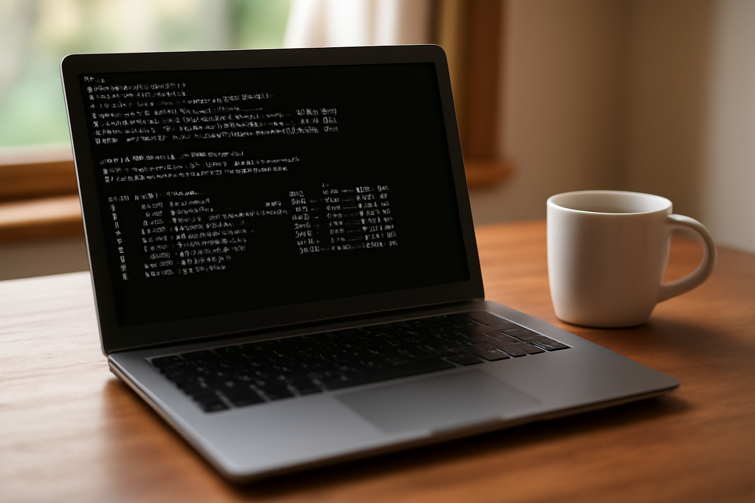Laptop menampilkan terminal Linux dengan perintah ping untuk cek koneksi internet